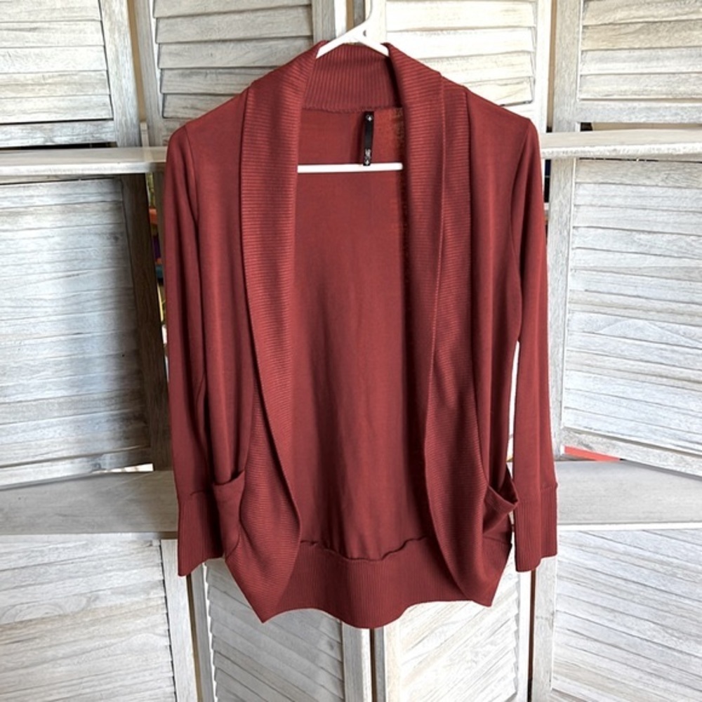 Burnt Orange LOVE Culture Medium Cardigan